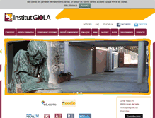 Tablet Screenshot of institutgiola.org